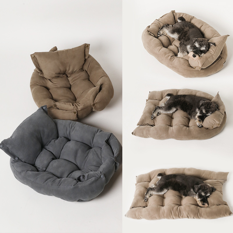 Dog Sofa Bed Pet Bed For Dogs Cat Bed Multifunctional Soft Mat Suedette Bed Dogs Accessories Comfortable Mat for Cat Dog · v2